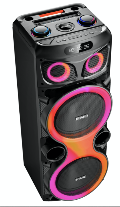 BTS-1232B  Xenon partyspeaker  Exen  Audio  partyspeaker  china speaker factory   manufacture  chinese  OEM  ODM