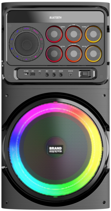 BTS-M1017 Xenon partyspeaker Exen Audio partyspeaker china speaker factory manufacture chinese OEM ODM
